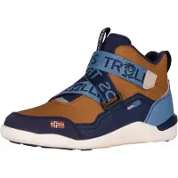 TROLLKIDS - Kid's Nordfjord Barefoot Winter Hiker - Winterschoenen 28, blauw