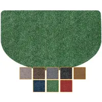 ANRO Deurmat Groen 75x45cm – Schoonloopmat Antislip Wasbaar Voordeur Hal Binnen & Buiten Op Maat