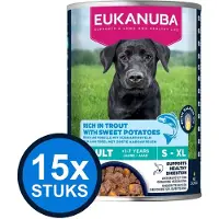 Eukanuba 15x - Life Care Dog Wet Adult Trout & sweet Potato - Hondenvoer Natvoer - 400 g