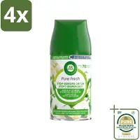 Air Wick Freshmatic - Luchtverfrisser Navulling - Pure Jasmijn & Witte Bloemen - 250ml - Voordeelverpakking - 4 stuks - Jasmijn - Witte Bloemen