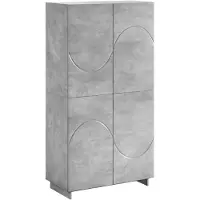 vidaXL Highboard Betongrijs 79 x 41 x 151 cm Bewerkt hout