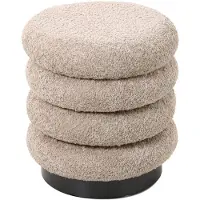Giga Meubel Poef Matthijs Bouclé Taupe