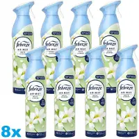 Febreze Air Mist White Jasmine Luchtverfrisser Spray – 8 x 185 ml – Luchtverfrisser – Voordeelverpakking