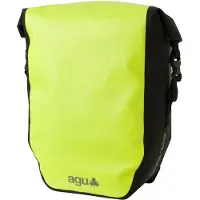 Agu Clean - Enkele Fietstas - Neon Geel - 17L - Waterdicht - Fietstas voor regen - Zichtbaarheid - Duurzaam