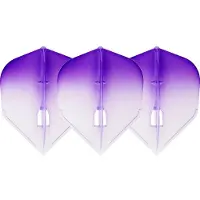 L-Style Champagne L3 Shape 2-Tone CWH×Purple - Dart Flights