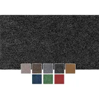 ANRO Deurmat Zwart 100x50cm – Schoonloopmat Antislip Wasbaar Voordeur Hal Binnen & Buiten Op Maat