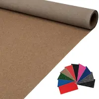 ANRO Eventtapijt Beige 600x100cm – Beurstapijt Loper Messeloper Bruiloftsloper Antislip Op Maat