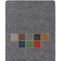 ANRO Deurmat Grijs 180x60cm – Schoonloopmat Antislip Wasbaar Voordeur Hal Binnen & Buiten Op Maat