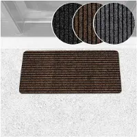 ANRO Deurmat Mischa Bruin 80x40cm – Schoonloopmat Antislip Rubber