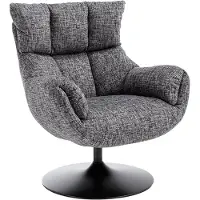 Tower Living Fauteuil Force Imo 60 Donkergrijs Draaibaar