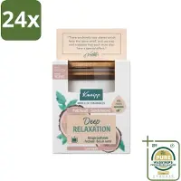 Kneipp - Geurkaars - Deep Relaxation - Sandelhout & Patchouli - 20 branduren - Voordeelverpakking - 24 stuks - Patchouli - Ontspanning
