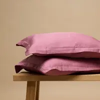 Coco & Cici - TENCEL Twill Kussensloop Dusty Rose - 1 kussensloop 60x70