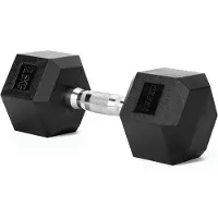Famanu – Halters van 2,5 kg tot 35 kg, hexagon vorm, duurzaam rubber en gietijzer, voor krachttraining thuis met ergonomische greep