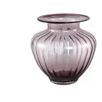 Ptmd Marlisha Pink Glass Vase Big Round