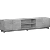 vidaXL Tv-meubel 180 x 34,5 x 40 cm Betongrijs Bewerkt hout