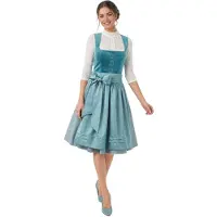 TecTake dressforfun Mini Dirndl Ronja - 38 - Lichtblauw - Verkleedkleding Oktoberfest - Duitse Jurk - Feestkleding - Klederdracht - Vrouwenkostuum - Feest - Partykleding