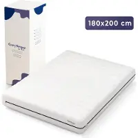 CozySense Basic Matras 180x200 cm – Tweepersoons – CertiPUR-US PU-schuim – OEKO-TEX Afneembare Hoes – 13 cm Dik – Medium