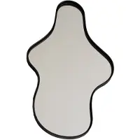 Giga Meubel Spiegel Dory Organisch Zwart 90cm