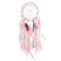 Semoic Dream Catcher Handgemaakte Windgong Veer Woonkamer Slaapkamer Muur Hangende Ornamenten Verjaardagscadeaus Woondecoratie