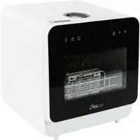 Yolco DWM02 - Mini Vaatwasser - Met Droogfunctie - Watertank of Kraanaansluiting - 3 Couverts