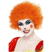 Smiffys Clown Oranje Pruik - Kostuum pruik carnaval & Halloween