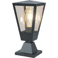 Brilliant 41016/63 Außensockelleuchte 45cm LED-fittinglamp LED E27 20 W Antraciet, Transparant