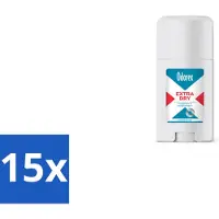 Odorex 15 x Extra Dry Stick 40 ml - Geurloos - Droog - Anti-zweet - Zweetvermindering - Huidvriendelijk