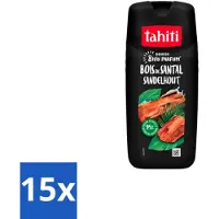 Tahiti – Douchegel – Sandelhout - 315 ml - Bulkverpakking - 15 stuks