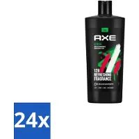 Axe 24 x – Douchegel – Africa – 700 ml - Douchegel - Douchegel Africa - Douchegel Voor Mannen - Douchegel Warme Geur - Douchegel Kruidige Geur