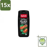 Tahiti 15 x – Douchegel – Sandelhout - 315 ml - Grootverpakking - Douchegel - Sandelhout - Ontspanning - Natuurlijke Geur - Huidverzorging