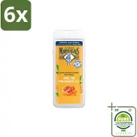 Le Petit Marseillais – Douche & Bad – Honing – 650 ml - Voordeelverpakking - 6 stuks - Douche en bad - Honing