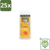 Le Petit Marseillais 25 x – Douche & Bad – Honing – 650 ml - Grootverpakking - Douche En Bad - Honing - Huid Verzorging - Schuim - Zachte Huid