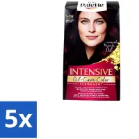 Schwarzkopf 5 x Poly Palette – Haarverf – 45505 Mahoniezwart – 115 ml - Donker Haar Kleuren - Mahoniezwarte Haarkleur - Warme Mahonietonen - Diepzwarte Haarkleur - Haarverzorging
