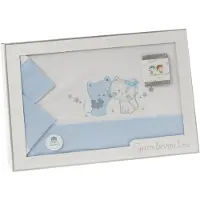 Gamberritos lakenset ledikant Katjes katoen blauw 3 delig