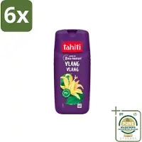 Tahiti – Douchegel – Ylang Ylang - 315 ml - Voordeelverpakking - 6 stuks - Douchegel voor huidverzorging - Exotische geur douchegel