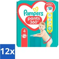 Pampers 12 x – Luierbroekjes – Baby Dry Pants Maat 4 – 25 Luiers - Baby Luier - Droge Luier - Luier Voor Baby - Luier Maat 4 - Luier Voor 9-14 Kg