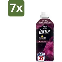 Lenor 7 x – Wasverzachter – Lotus Flower & Diamond Figs – 32 Wasbeurten – 675 ml - Wasverzachter - Wasmachine - Geur - Wasbeurt - Kleding Verzachten