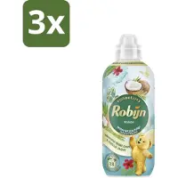 Robijn 3 x – Wasverzachter – Kokos Sensation – 765 ml - Koffiezetapparaat
