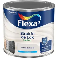 Flexa - Strak In De Lak Buitenlak Zijdeglans - Warm Colour 8 - Mengverf - 500 Ml