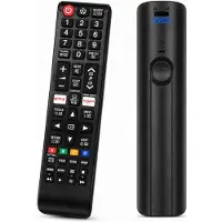 123ab Universele Afstandsbediening RQ-S3A Geschikt voor Samsung TV – Smart TV – Netflix – Smart Hub – Amazon Prime Video – Direct Klaar voor Gebruik – Zwart