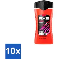 Axe 10 x – Douchegel – Sport Refresh – 250 ml - Douchegel Sport - Verfrissende Douchegel - Menthol Douchegel - Sportieve Geur - Frisse Boost