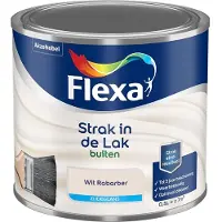 Flexa - Strak In De Lak Buitenlak Zijdeglans - Wit Rabarber - Mengverf - 500 Ml