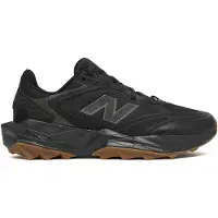 New Balance Heren Tektrel-sportschoenen, zwart (42.5), Plat, Veters, Casual, Running, Mesh, Buiten MTTRUV1_RU