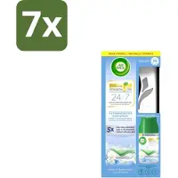 Air Wick 7 x - Freshmatic Max – Starterkit – Crisp Linen & Lilac – 250 ml - Geur Crisp Linen - Automatische Geurverspreiding - Life Scents - Frisse Geur - Geurverspreider