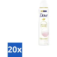 Dove 20 x – Deodorant Spray – Helps Smooth Advanced Care – 150 ml - Deodorant Spray - Okselhuid Verzorging - Alcoholvrije Deodorant - Huidverzorging - Comfortabele Huid