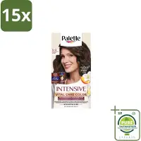Schwarzkopf 15 x Poly Palette – Haarverf – 5-0 Middenbruin – 115 ml - Grootverpakking - Haarkleuring - Grijsdekking - Permanente Haarkleuring - Middenbruin - Ouder Wordend Haar