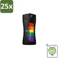 Axe 25 x – Bodywash – Unite Love Is Love – 250 ml - Grootverpakking - Douchegel - Africa - Frisheid - Schuim - Reiniging
