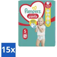 Pampers – Luierbroekjes – Baby Dry Pants Maat 5 – 22 Luiers - Bulkverpakking - 15 stuks