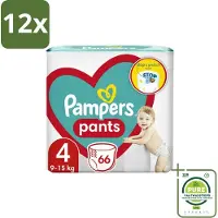 Pampers – Luierbroekjes – Pants Maat 4 – 66 Luiers - Voordeelverpakking - 12 stuks - Luier broekje - Luier voor baby