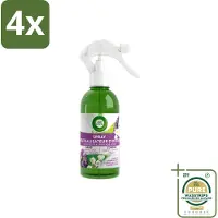 Air Wick – Luchtverfrisser Spray – Active Fresh Lavendel & Lelie – 237 ml - Voordeelverpakking - 4 stuks - Natuurlijke geur - Lavendel